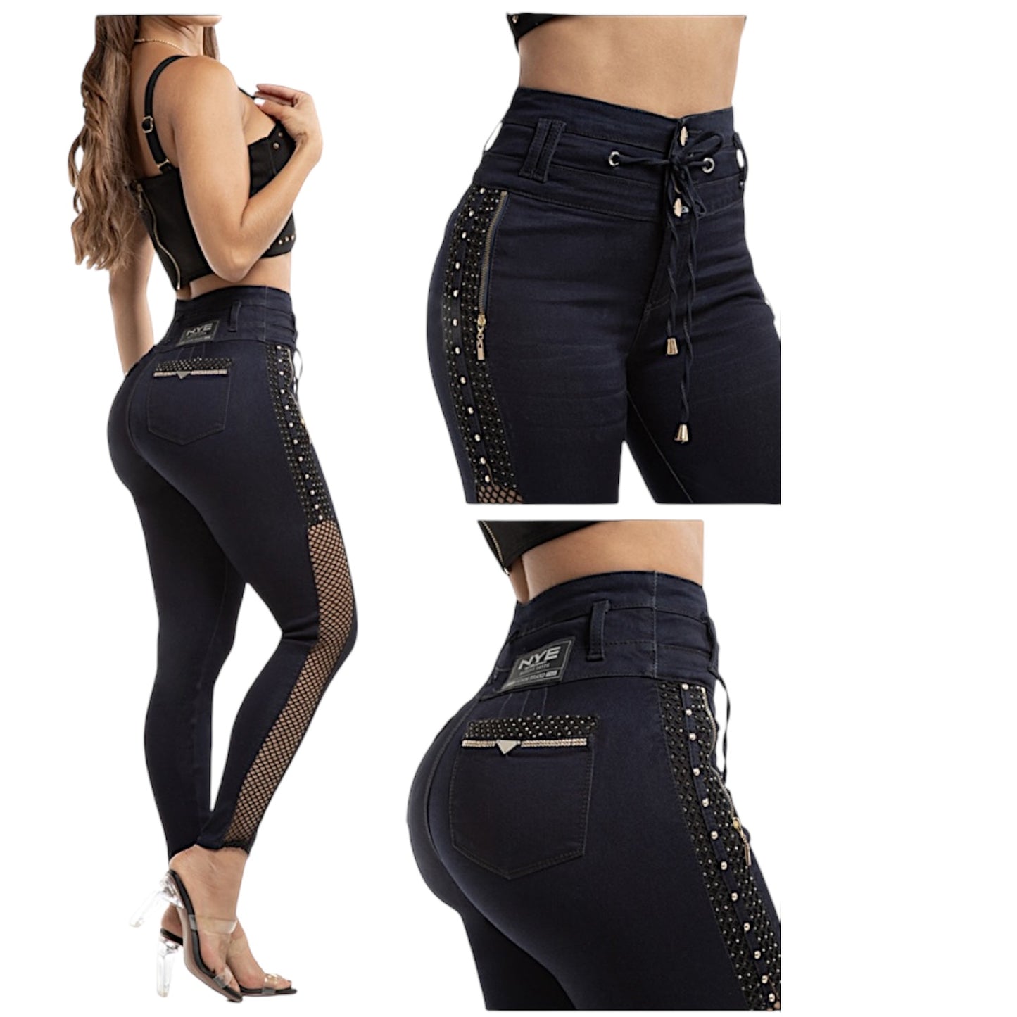 JEANS DENIM DRK/LGTH