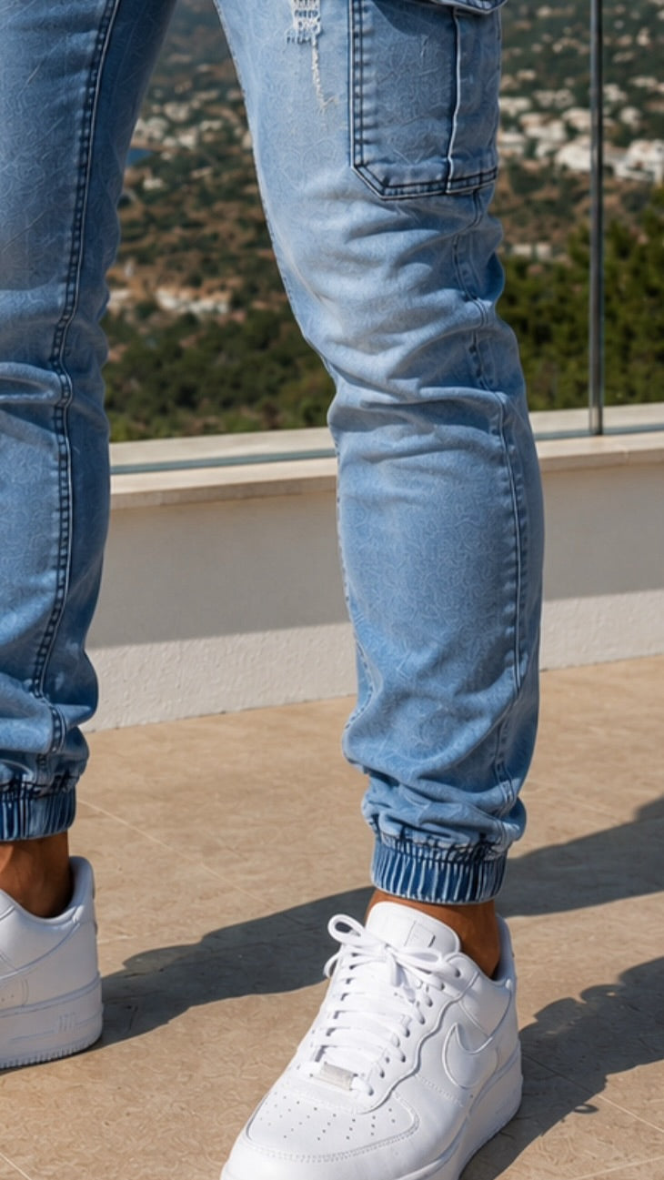 JOGGER DRBL BLUE