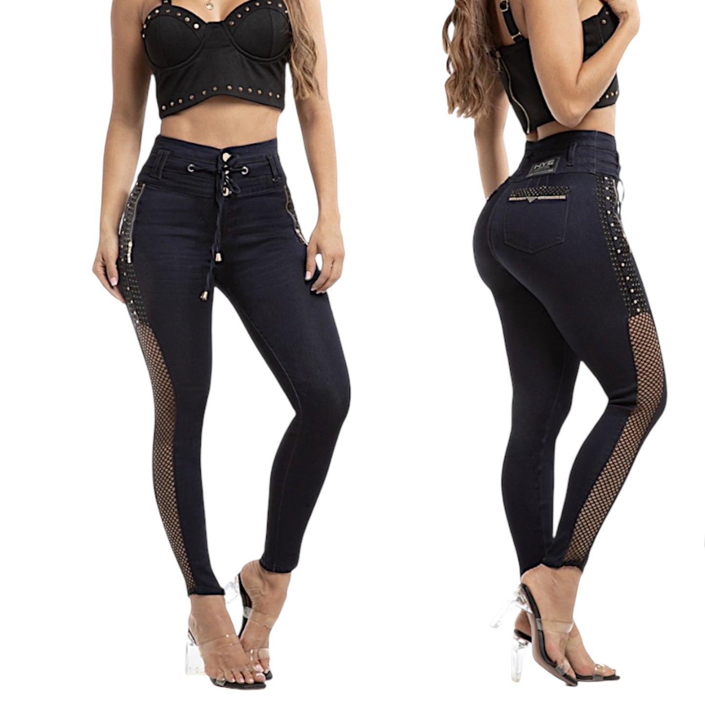 JEANS DENIM DRK/LGTH