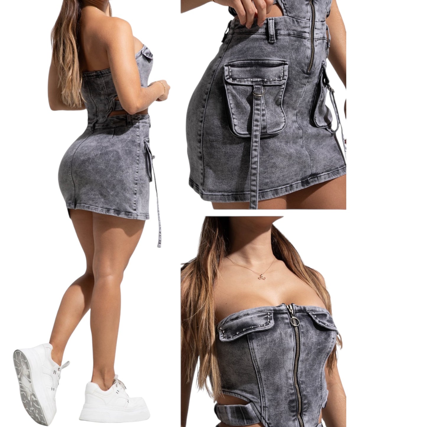 DRESS DENIM GRAY